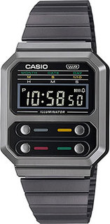 Японские наручные мужские часы Casio A100WEGG-1AEF. Коллекция Vintage