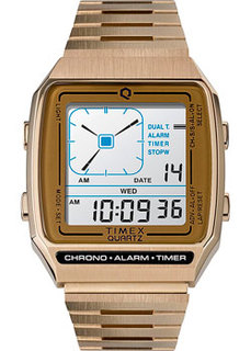 мужские часы Timex TW2U72500. Коллекция Q Timex Digital LCA
