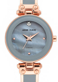 fashion наручные женские часы Anne Klein 1980GYRG. Коллекция Diamond