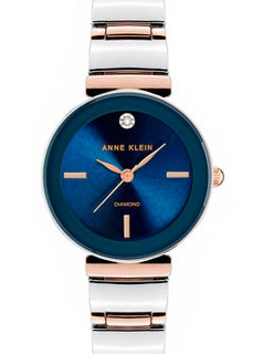 fashion наручные женские часы Anne Klein 2435NVRT. Коллекция Diamond