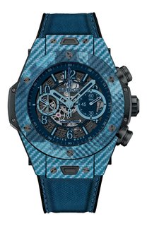 Часы big bang unico italia independent blue camo Hublot