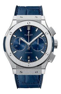 Часы classic fusion blue chronograph titanium Hublot
