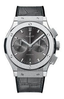 Часы classic fusion racing grey chronograph titanium Hublot