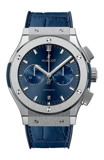 Часы classic fusion blue chronograph titanium Hublot