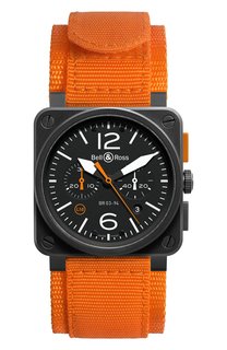 Часы carbon orange Bell & Ross