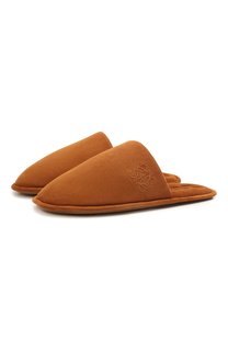 Домашние туфли из замши Loewe