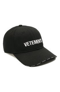 Хлопковая бейсболка VETEMENTS