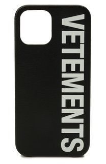 Кожаный чехол для iphone 12 pro max VETEMENTS