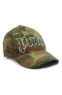 Хлопковая бейсболка Palm Angels
