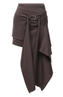 Шерстяная юбка The Attico