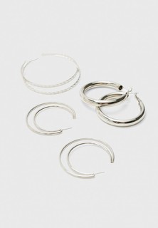 Серьги 3 пары Stradivarius 