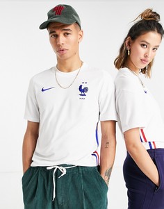 Белый трикотажный топ Nike Football Euro 2020 France away stadium