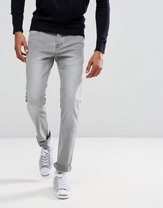Узкие эластичные джинсы French Connection-Серый
