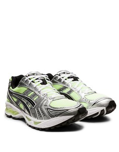 Кроссовки зеленого и серебристого цветов Asics Gel-Kayano 14-Зеленый цвет