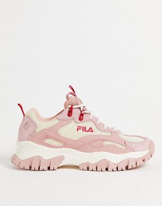 Розовые кроссовки Fila Tracer Ray tr 2-Розовый цвет
