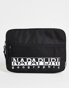 Черный чехол для ноутбука Napapijri Happy Laptop-Черный цвет