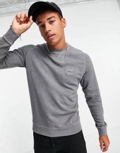 Серый свитшот с круглым вырезом BOSS Westart