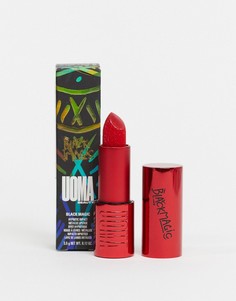 Губная помада с мерцающим эффектом UOMA Beauty Black Magic – Hypnotic Impact (Savage)-Красный