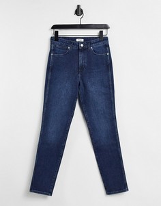 Зауженные джинсы в стиле ретро с высокой талией Wrangler-Голубой