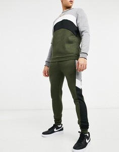 Спортивные брюки цвета хаки от комплекта Brave Soul-Зеленый цвет