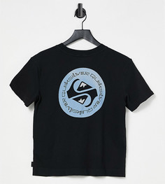 Черная футболка Quiksilver Deeper Water – эксклюзивно для ASOS-Черный цвет