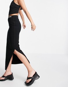 Черная юбка макси AllSaints Jamie-Черный цвет