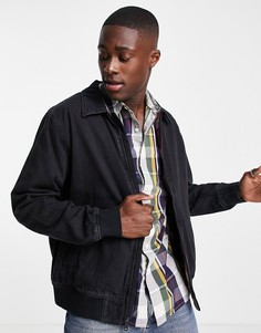 Джинсовая куртка-бомбер в стиле вестерн Levis-Черный цвет