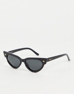 Солнцезащитные очки "кошачий глаз" в оправе черного цвета Nali-Черный цвет