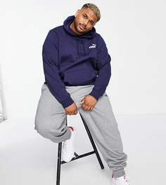 Худи темно-синего цвета с логотипом Puma PLUS Essentials-Темно-синий