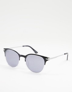 Черные круглые солнцезащитные очки в стиле унисекс Jeepers Peepers-Черный цвет