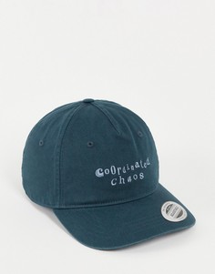 Зеленая кепка Carhartt WIP Coordinated Chaos-Зеленый цвет