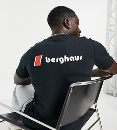 Черная футболка с логотипом на груди и спине Berghaus Heritage – эксклюзивно для ASOS-Черный цвет