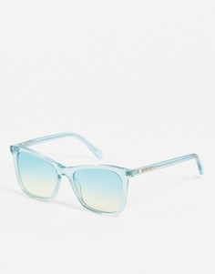 Солнцезащитные очки с квадратными линзами Love Moschino-Зеленый цвет