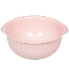 Салатник пластик, круглый, 4 л, Классик, Альтернатива, М7673, розовый Alternativa