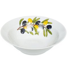 Миска керамика, круглая, 0.5 л, Оливки, Дулевский фарфор, 068832/090292