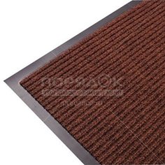 Коврик придверный, 120х180 см, прямоугольный, резиновый, с ковролином, коричневый, Floor mat, F0078002340
