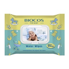 Влажные салфетки детские Water Wipes с клапаном Biocos