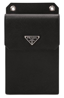 Кожаный чехол для iphone Prada