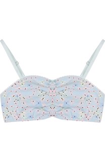 Хлопковый топ с принтом Sanetta