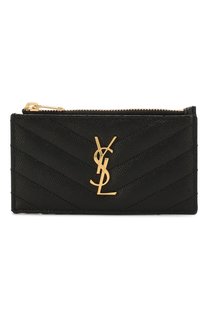 Кожаный футляр для кредитных карт monogram Saint Laurent