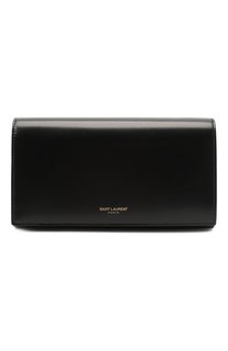 Кожаное портмоне на цепочке Saint Laurent