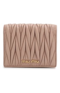 Кожаное портмоне Miu Miu