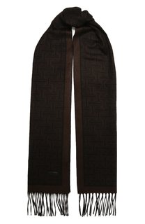 Шарф из шелка и кашемира Brioni