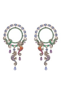 Серьги seahorses Queensbee