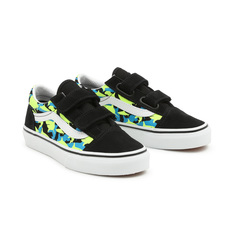 Кеды Детские кеды Glow Sharks Old Skool V (4-8 лет) Vans