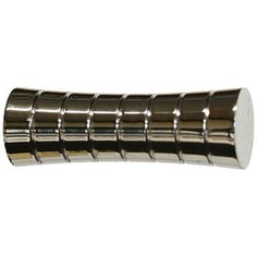 Наконечник для карниза HOME ACCESSORY 20.90.581 алюминий хром цилиндр