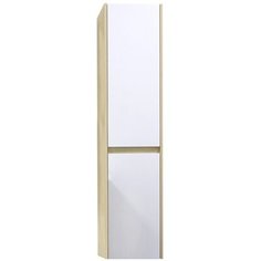 Шкаф-пенал настенный 143,8х33 см белый Без бренда