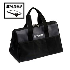 Сумка для инструментов тундра, 30х19х22 см, полиэстер 600d, жесткое дно Tundra