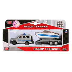 Игровой набор Технопарк полиция, набор машинок [sb-16-35-p-wb]