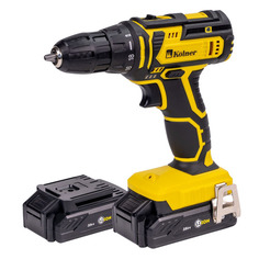 Дрель-шуруповерт KOLNER KCD 16-2L 2Ач, с двумя аккумуляторами [кн16-2л]